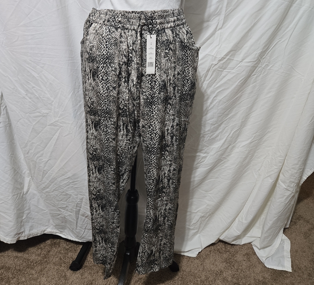 W118 by Walter Baker Black and White Snake Print Pants